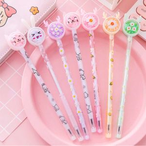 Pennen 36pcs/lot multifunctionele muggen weg creatieve kat pennen schattige grappige gel pen kawaii schrijf inkt pen school kinderen briefpapier ding ding