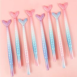 Stylos 36pcs / set créatif kawaii mignon stylos sirène pour le mariage girl cadeau drôle de retour à l'école gel stylo cool papeterie chose