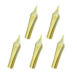 Stylos 3pcs / 5pcs Original Jinhao Fountain Pen Nibs # 6 Nib Golden / Silver EF F M Taille pour Jinhao 100 450 159 750 Double Dragon Styd