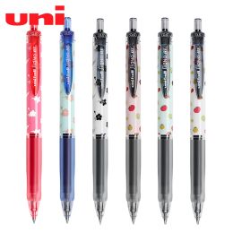 Stylos 3pcs Uni Fruit Flower Limited Edition Press Gel Pen UMN105 0,5 mm de papeterie de papeterie d'examen étudiant de 0,5 mm