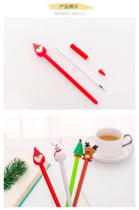 Stylos 40 PCS Gel Gel mignon stylo santa claus pour écrire des cadeaux de bureau scolaire fixes