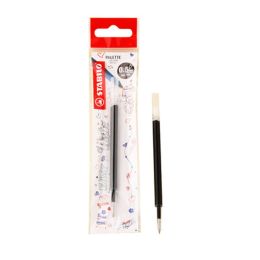 Stylos 4pcs stabililo 268 Gel Pen Refills Black Ink Recharge Stationnery School Office Supplies Ballpoint Pen Refill 0,5 mm Rollerball Nib