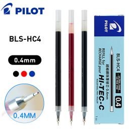 Stylos 6 pièces Pilot Hitecc Gel Pen Refill Extra Fine Fine 0,4 mm Gel Pen Reads BLSHC4 Écriture Supplies