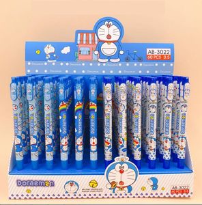 Stylos 60 pcs / lot chat à balle carton animal blue ink ball stylo bureau scolaire écrivant des fournitures de papeterie cadeau