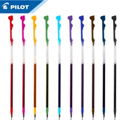 Stylos 6pcs / lot pilote hainecc coleto gel multi-stylo recharge 0,3 / 0,4 / 0,5 mm noir / bleu / rouge / 15 couleurs disponibles lhkrf10c4