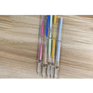 Stylos 7/8 / 16pcs en verre plongeant un stylo à crayon de sablier ensemble de sablier