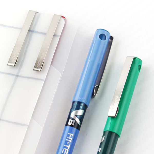 Stylos 7 PCS Japan Pilot V5 Liquid Ink Gel stylo 0,5 mm 7 couleurs pour choisir BXV5 Standard Pen Office and School Stationery Style