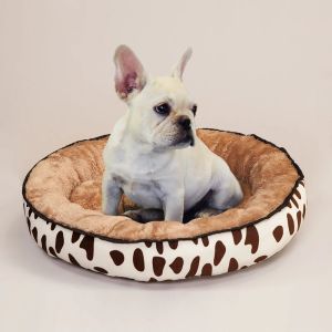 Stylos coton lits pour chiens pour chiens moyens coussin 70 cm panier d'hiver chaud canapé-lit lit lavable doux pour chiens accessoires pour animaux de compagnie
