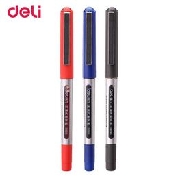 Stylos Deli 36pcs 0,5 mm noir bleu rouge colored kekpoint gel stylos pour le bureau scolaire des fournitures d'écriture