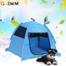 Stylos à chien House Couleur solide Cama Para Cachorro Puppy imperméable Chiot extérieur Top Quality Tent Tent Kennel For Dog