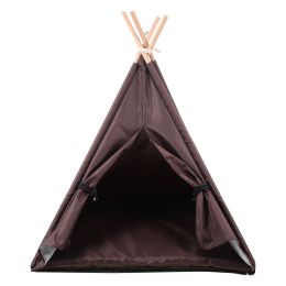 Stylos à chiens de chien chat tipi tentes de lit pour animaux de compagnie chats intérieurs mini-chiens maison grande