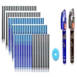 Bolígrafos borrables neutral gel lápiz 0.38 103pcs /colaborle con lápiz de goma lápiz lindo timbre tubo de aguja de color negro