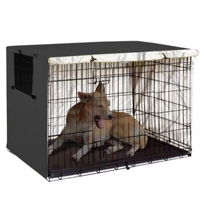 Pennen opvouwbare hondenkrat Eenvoudig om te vouwen Draaghondenkrat voor binnen buitengebruik Comfy Dog Home Dog Travel Crate Cover