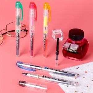 Pennen Fountain Pen voor studenten Japanse platina preppy fontein pen 0.3 Clear Body Cute Student Stationery Calligraphy F NIB PPQ200