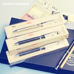 Pennen van Thenon Vintage Brass Pen Pencil Pencil Metal Black Ink Ballpoint Pens Office Studenten Bedrijfsstationaire benodigdheden