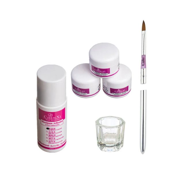 Stylos en gel ongle Kit acrylique pour débutants pro de liquide