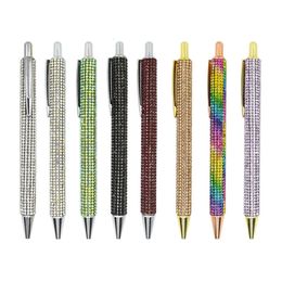 Pens Gem Ball Wholesale stylo Ballpoint avec Diamond Fashion School Office Supplies