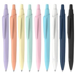 Pennen Duitse schneider reco -gel pen 0,5 mm macaron kleur persgel pen eenvoudig student examen speciaal quickdrying zwarte pen