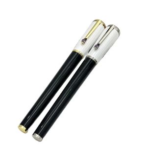 Pennen geweldige editie Ingrid Bergman Mont Fountain Pen Office School klassieke briefpapier met willekeurige kleursteen