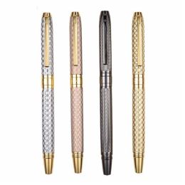 Pennen Hero Metal Bushed Fountain Pen H610 Water Rimples Vintage Iraurita Fijn 0,5 mm verschillende kleurenkantoor Home School Gift Pen