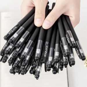 Bolígrafos de alta calidad Black 0.5 mm Gel Gel estudiante Pentral de papelería Corea Prueba Accesorios de la oficina de la pluma Regalo gratis envío al por mayor