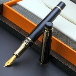 Stylos Livraison gratuite Héros de haute qualité 1021 Luxury Iridium Fountain Pen Sigle écrivant des stylos calligraphiques avec boîte-cadeau