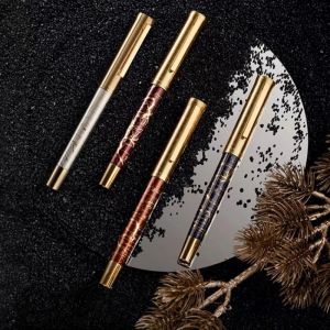 Pens Hongdian 1868 Huanghe River Series Fountain Pen High -End Exquisite Retro Writing EF/F NIB Ink PENEN SCHOOL Office Levering Gift