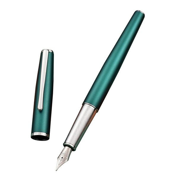 Pens Hongdian 920 Green Metal Fountain Pen Venus Color Series Extra Fine / Fine Nib 0,4 / 0,5 mm Elegant Excellent Business Office Pen