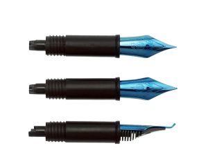 Stylos à plumes de fontaine hongdiienne Nibs noirs / sier / bleu plume de stylo de rechange pour forêt noire hongdienne / 6013 stylos ef / f / bent 2pcs / 3pcs