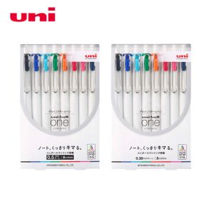 Pens Japan Uni Press Gel Pen UMNS38 / UMNS05 Clear Uniball One Color Bullet 8Color Suit Business Office Signature