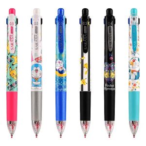 Stylos japonais Zebra Limited Cartoon Multifonctionnel Gel Pen Crayon Mécanique 4 + 1 0,4 / 0,5 mm PAPELERI