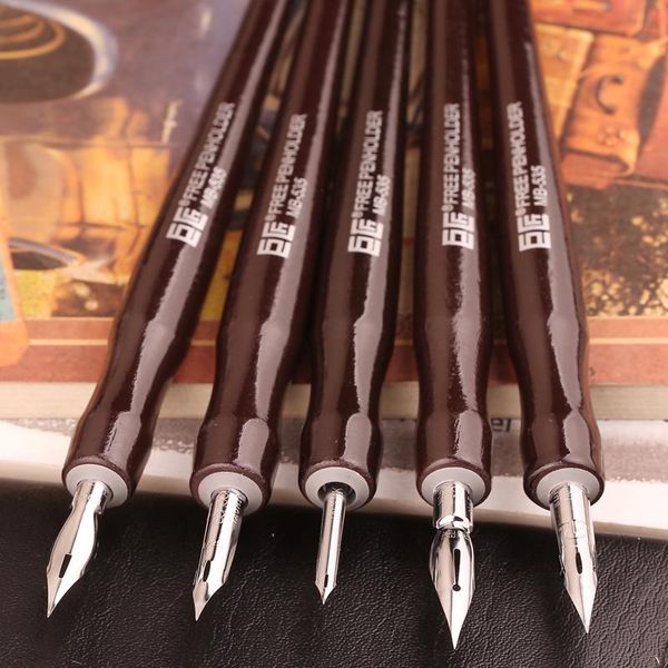Pens Japen Great Master Dip Pen Fountain Pen Professional Comics Tools Comics Dip Str 5 Shaft 5 Nib Set