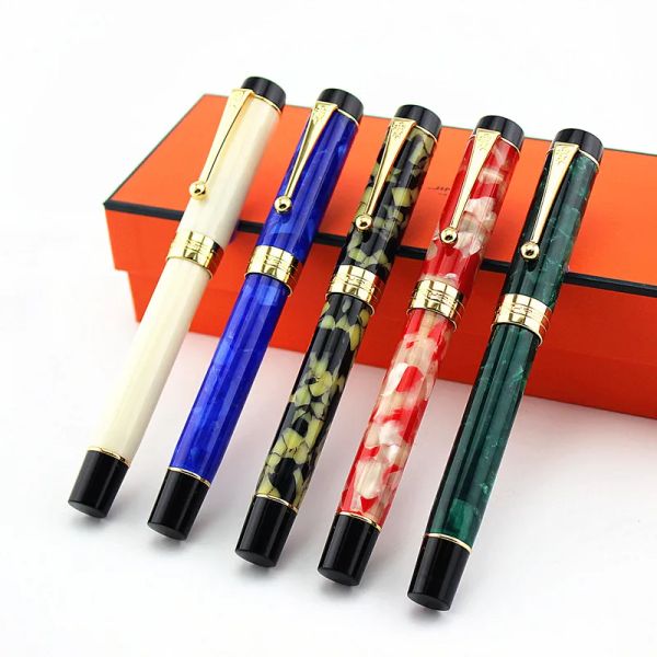 Pens Jinhao 100 Centennial Resin Fountain Pende EF / F 18KGP M / Bent Pince