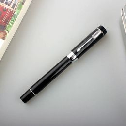 Pens Jinhao 100 Fountain Pen fino 0.5 mm /medio 0.60.7 mm Nib Mm Pen de tinta acrílica con clip de flecha