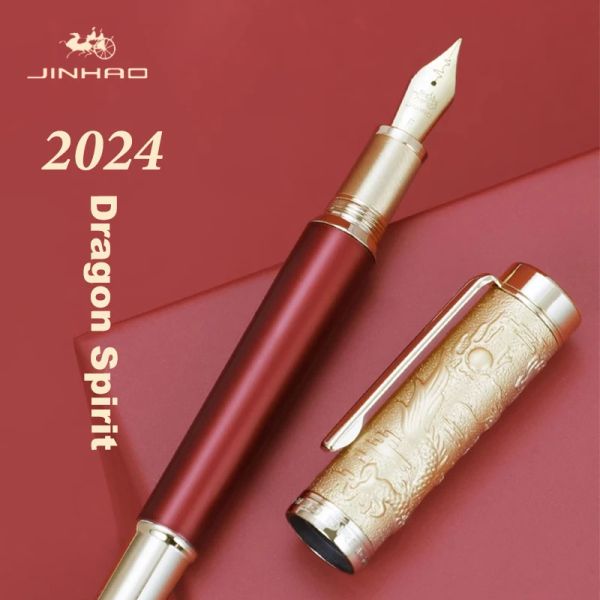 Stylos Jinhao 2024 Dragon Spirit Fountain stylo luxe F