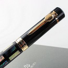 Bolígrafos Jinhao 650 Fuente de lujo de alta calidad Calligrafía Calligraphy Pen 1.0 mm Nib Blue Escribir Pensas Regalo Caneta Tinteiro