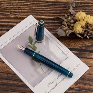 Pennen Jinhao 82 Gemodificeerde versie Coffee Bean Cap Top Cut Fountain Pen