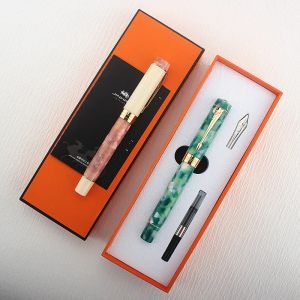 Stylos Jinhao Century 100 Série Fountain Fountain Pen fantasy Green Writing Ink Penns School Supplies Office Business Gifts Bounk