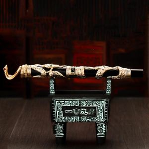 Stylos Jinhao Double Dragon / Snake Vintage Luxurious Fountain Pen / Pen Holder Full Metal Carving Ballosing Heavy Gift Pen Collection