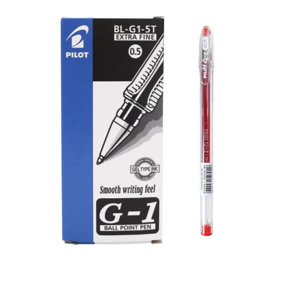 Penns LifeMaster Pilot Gel Pen G1 0,5 mm Extra Fine Smooth Writing Point Point Black / Blue / Red Sign Pen Bureau School Office BLG1
