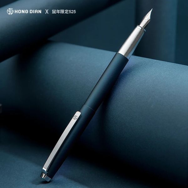 Pens Lt Hongdian 525 Fuente Pen Elbow Art Girl EF/Small Bend 0.4 mm/0.6 mm Oficina de oficinas Escribir tinta Pen