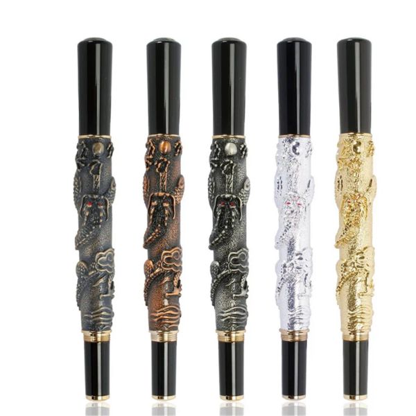 Pens Luxury Brand Jinhao Eastern Dragon Ancient Business Office Fountain Pen NOUVEAU LE MEILLE