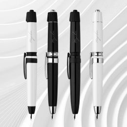 Stylos Majohn A3 résine Fountain Pen Press and Rotate Writing Ink Pens 0,4 mm EF Nib avec convertisseur créatif Étudiants de bureau Gift stylos