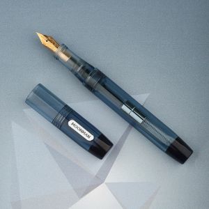 PENS MAJOHN C3 Transparante druppperharsfontein Pen 0,38 mm/0,5 mm Nib Gladde iridiumomzetter Grote capaciteit Writing Set