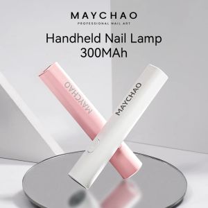 Pennen maychao draagbare handheld mini nagellamp voor alle gel polish quick droge usb nageldroger machine uv led nagellamp zaklamp pen