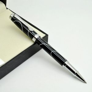 Pens MMS Kaigelu 368 Mousse Série Classic Fountain Iridium Pen Silver Clip Extra Fine Nib Writing Fashion Business Gift