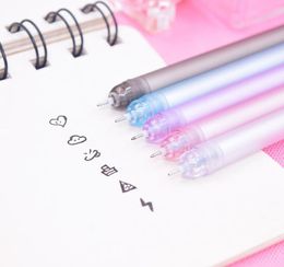 Stylos Nouveau arrivée 36pcs / set gel stylo kawaii ratcher de rêve plume pendante stylos neutres pour les dons de cadeaux scolaires