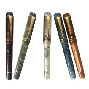 Stylos New Color Kaigelu 316 Fountain Pen ef Nib Beautiful Marble Amber Pattern Ink Pen Writing Gift for Office Business