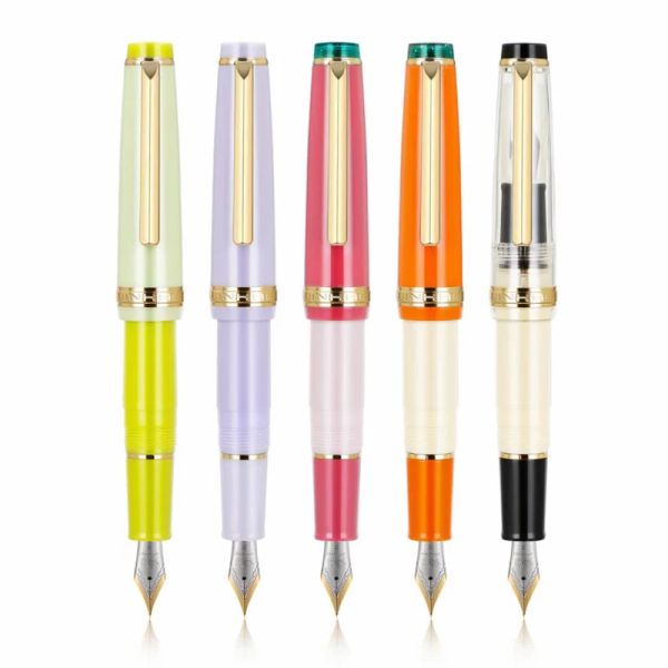 Bolígrafos new jinhao 82 mini fuente pluma linda bolsillo de bolsillo para estudiantes práctica de caligrafía escribiendo tinta de tinta suministros escolares de oficina regalo