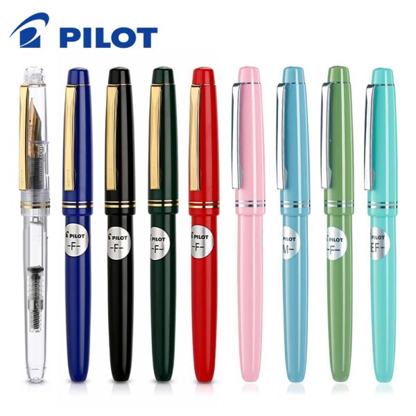 Stylos NOUVEAU FOUNTAINE PILOT PEN STYLE Italien 78G Ink Pen Metal Nib School Papery Writing Smoothy Calligraphie Set Office Supplies